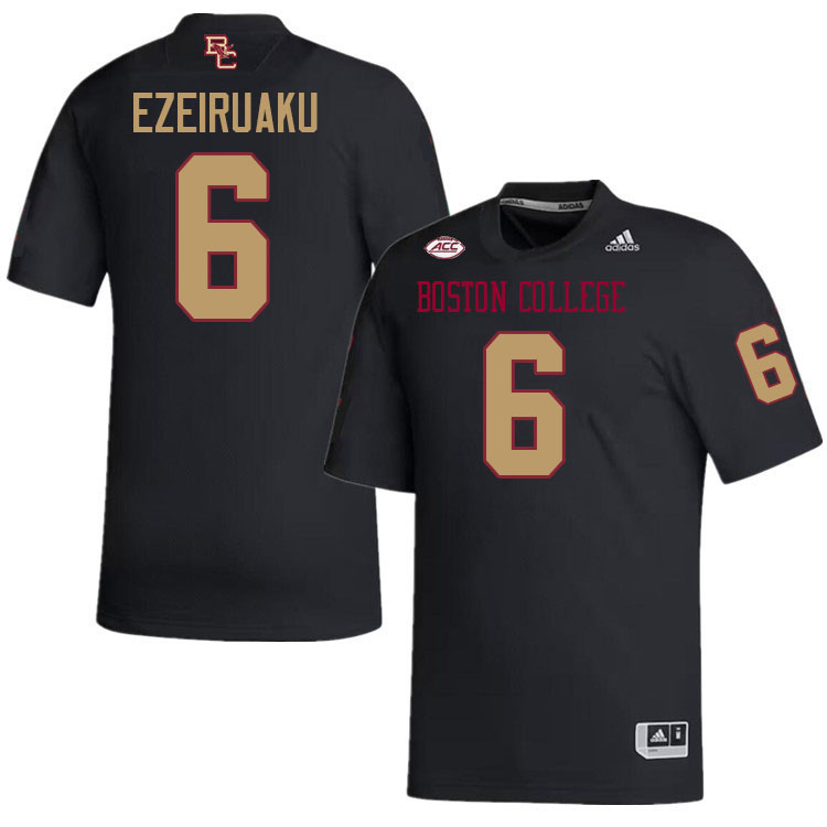 Donovan Ezeiruaku Jersey,#6 Donovan Ezeiruaku Boston College Eagles Football Jersey,Uniforms-Black Donovan Ezeiruaku Jersey,#6 Donovan Ezeiruaku Boston College Eagles Football Jersey,Uniforms-Black
